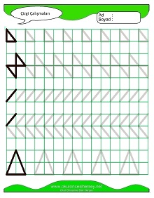 Çizgi Çalışma Sayfaları